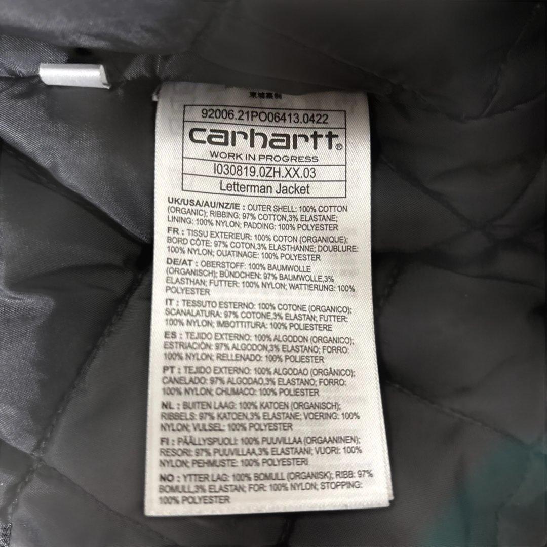 carhartt コーデュロイジャケット M WIP モス　MOS レターマン