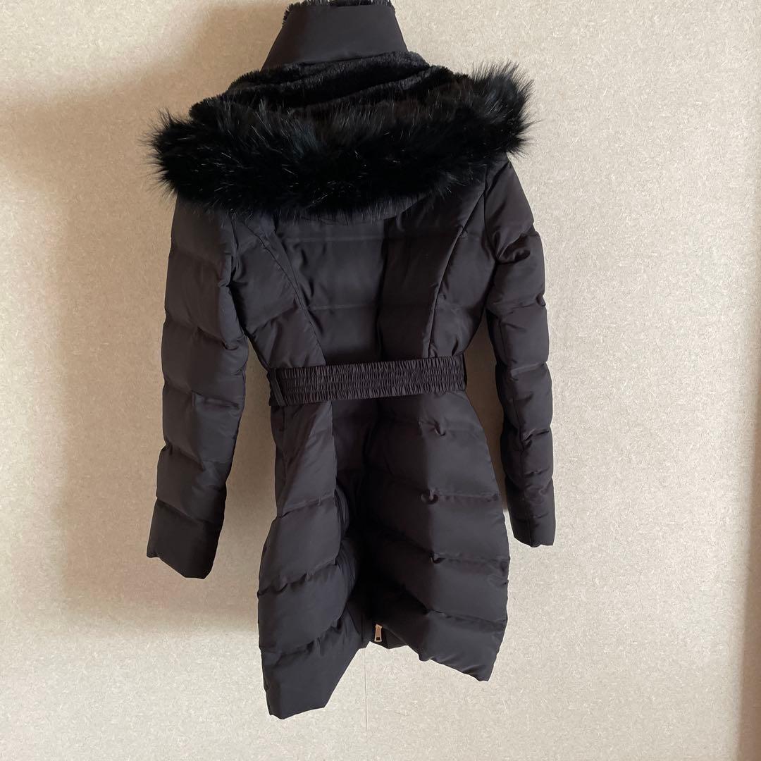 ZARAブラックダウンジャケット フード付き