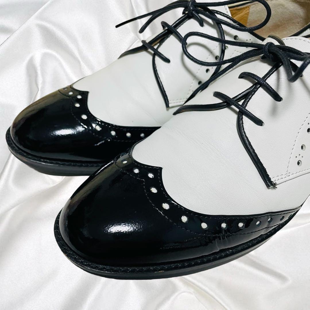 【tsumori chisato】美品ツモリチサト ウィングチップ コンビレザー