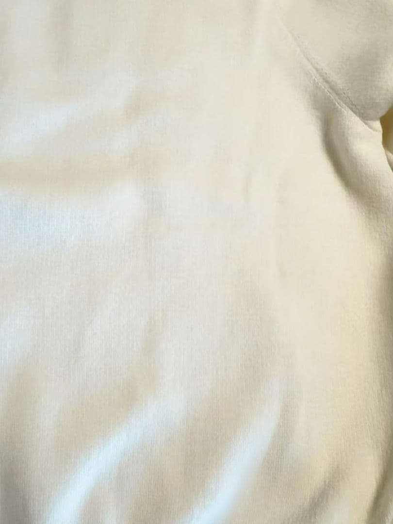 キャバン　コットンカシミヤ クルーネックカーディガン　S　ホワイト