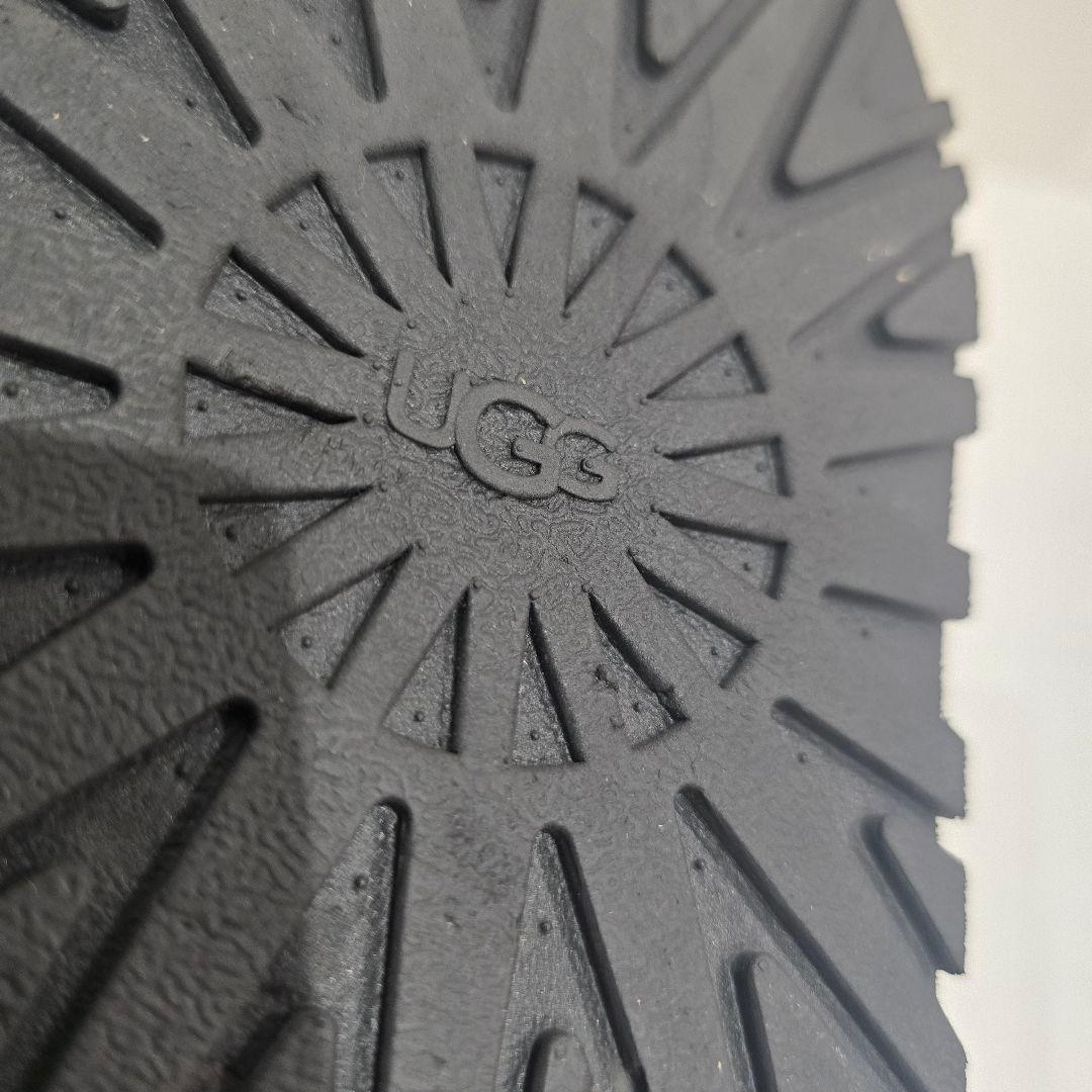 UGG アグ ファーサンダル ディスコ クロス スライド 厚底サンダル 22cm