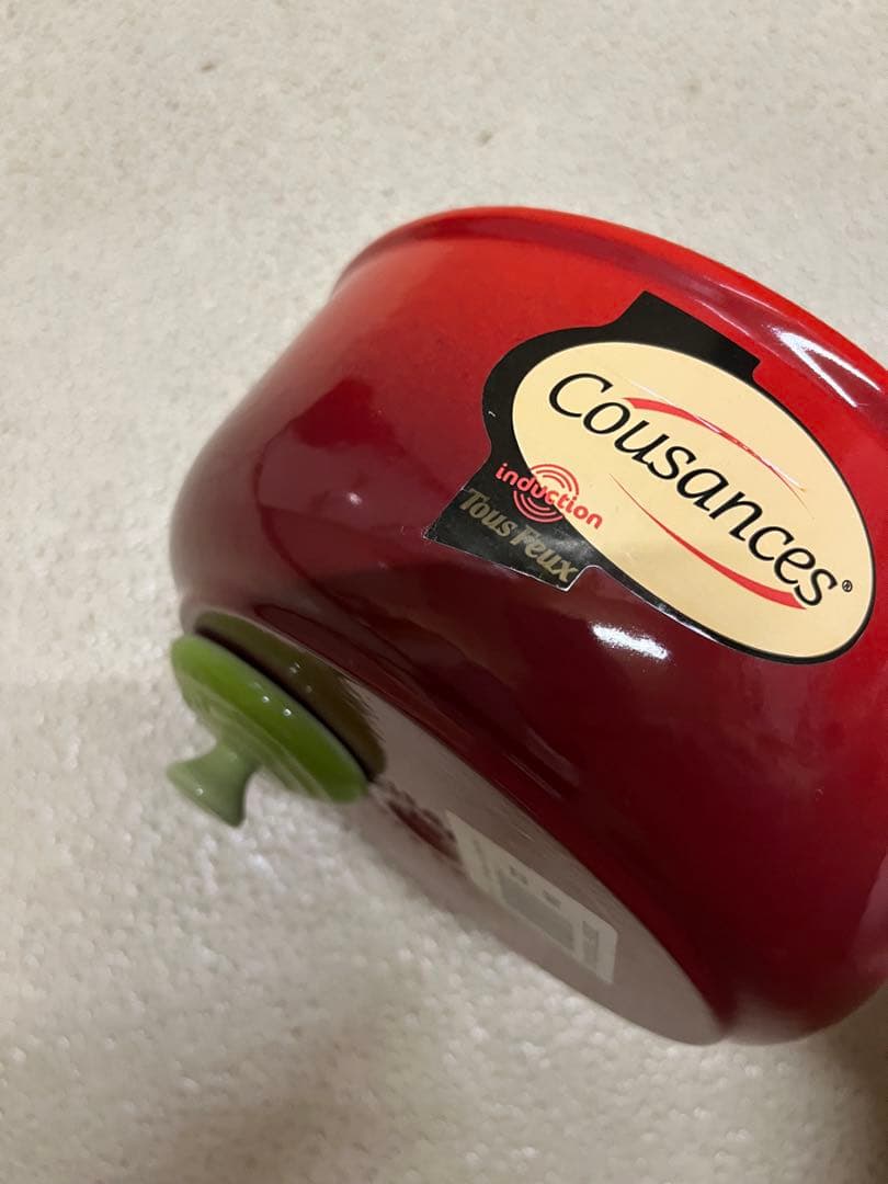 希少　廃盤　クーザンス ミルクパン　ソースパン　18cm レッド