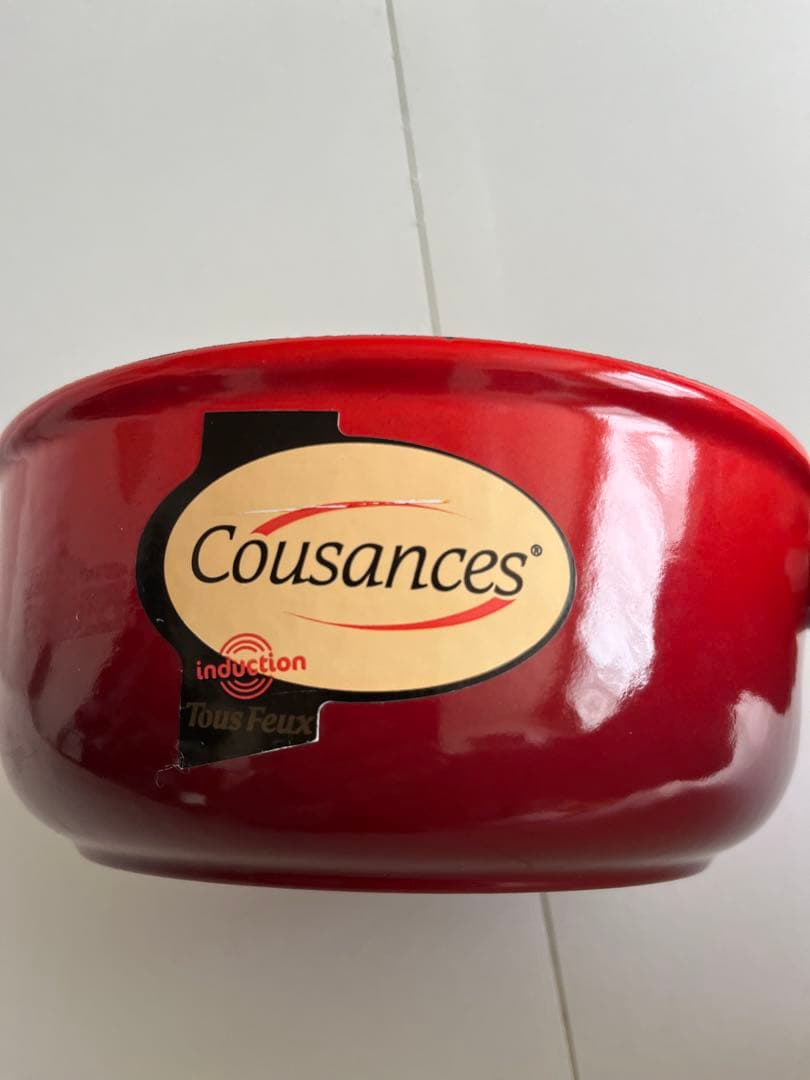 希少　廃盤　クーザンス ミルクパン　ソースパン　18cm レッド
