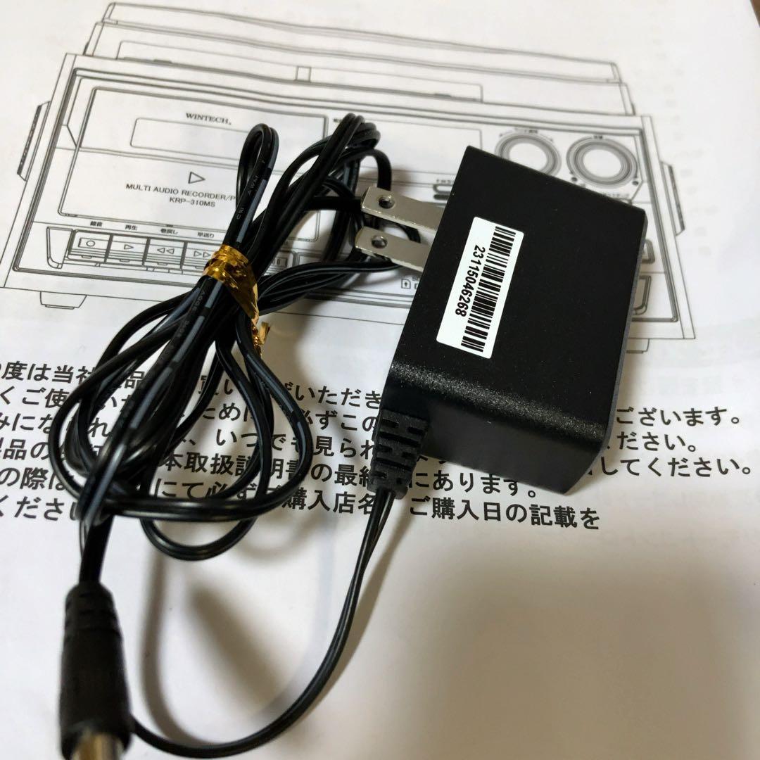 WINTECH マルチオーディオプレーヤー KRP-310MS 動作確認済　美品