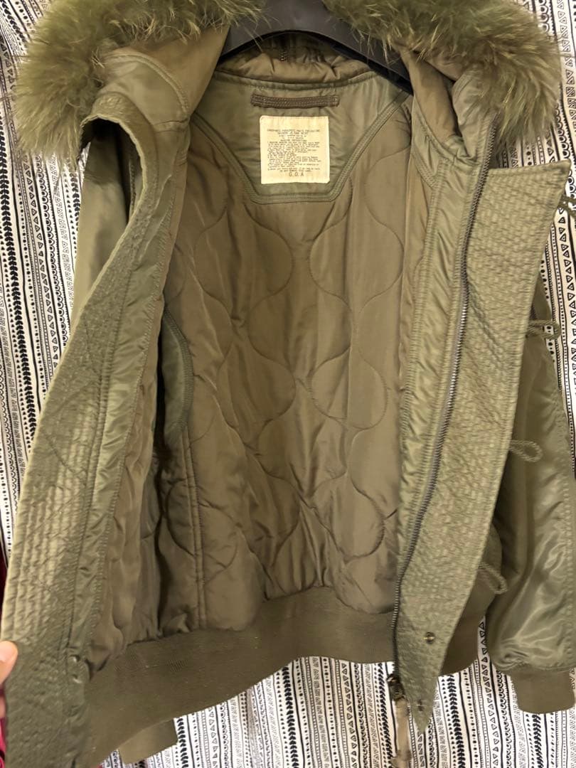 G.O.A フライトジャケット n2b 2サイズ カーキ オリーブ リアルファ