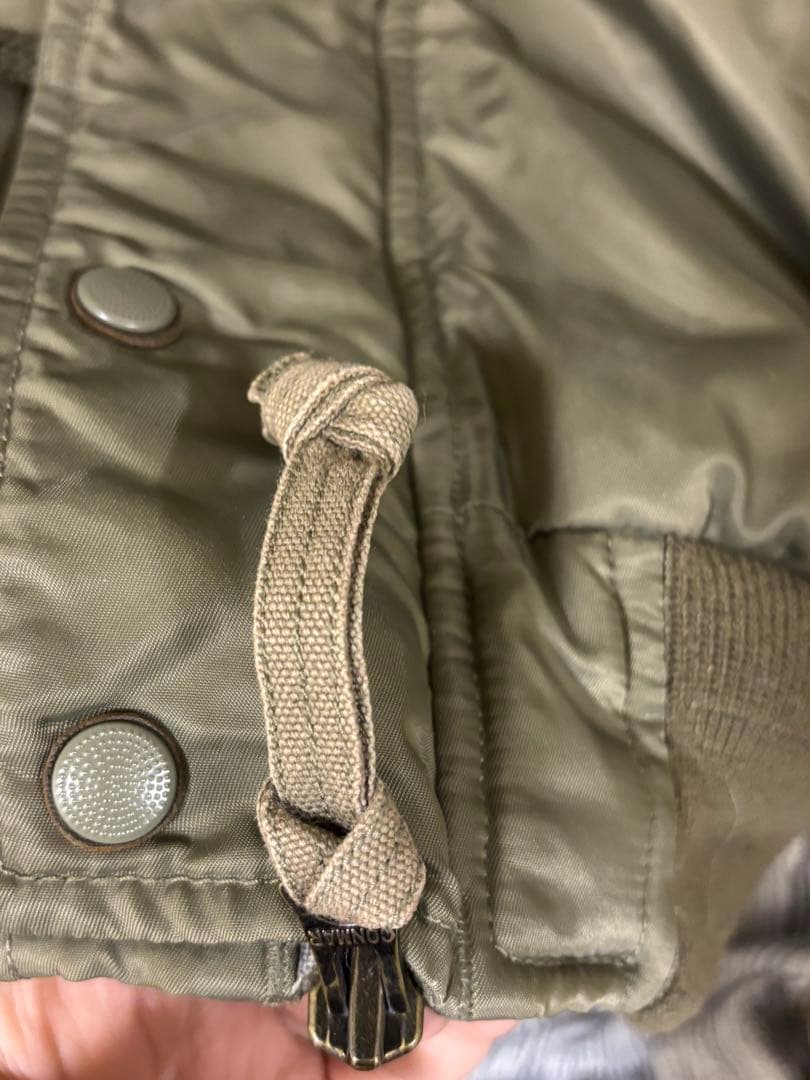 G.O.A フライトジャケット n2b 2サイズ カーキ オリーブ リアルファ