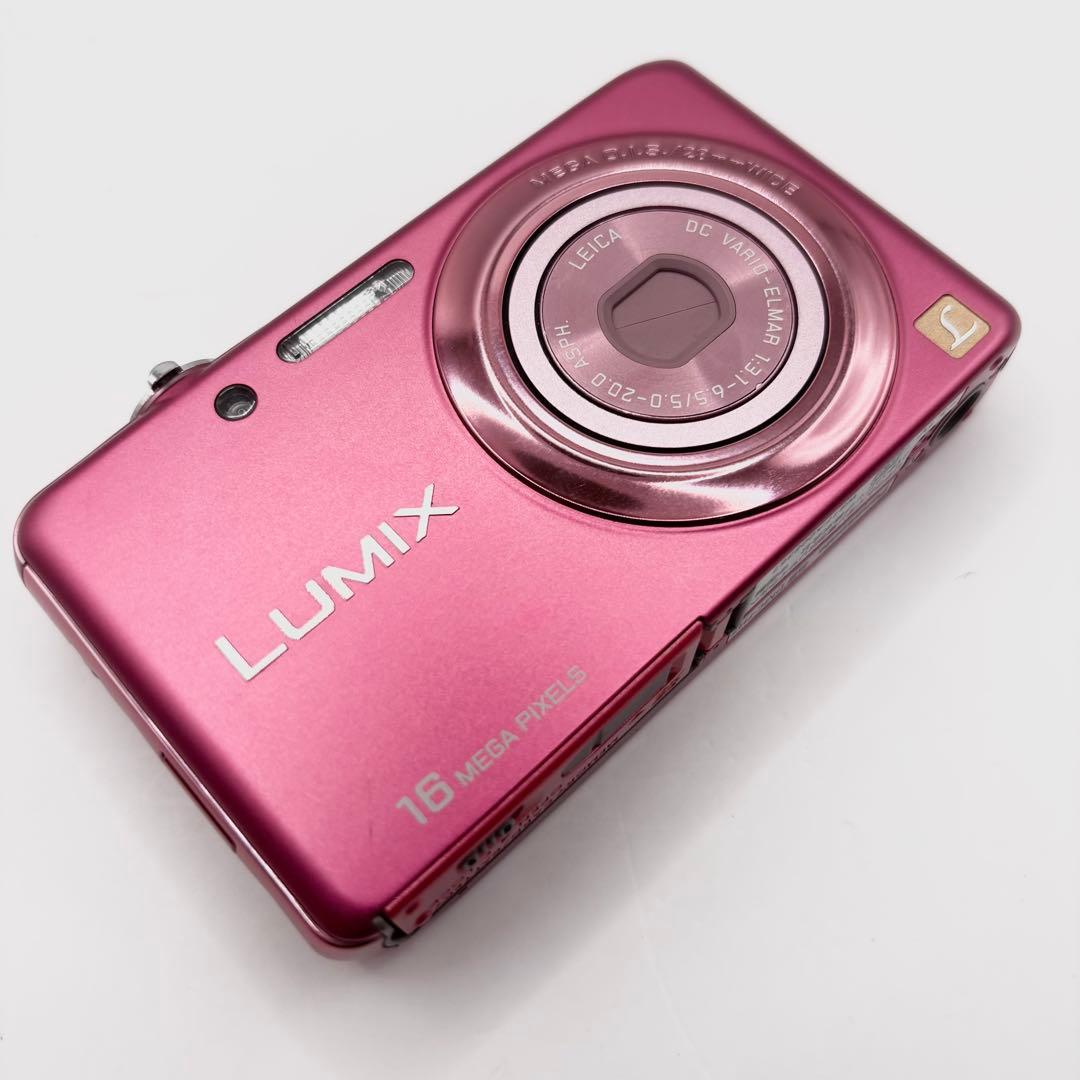 【美品】LUMIX DMC-FH7 ピンク 16メガ デジタルカメラ 訳あり