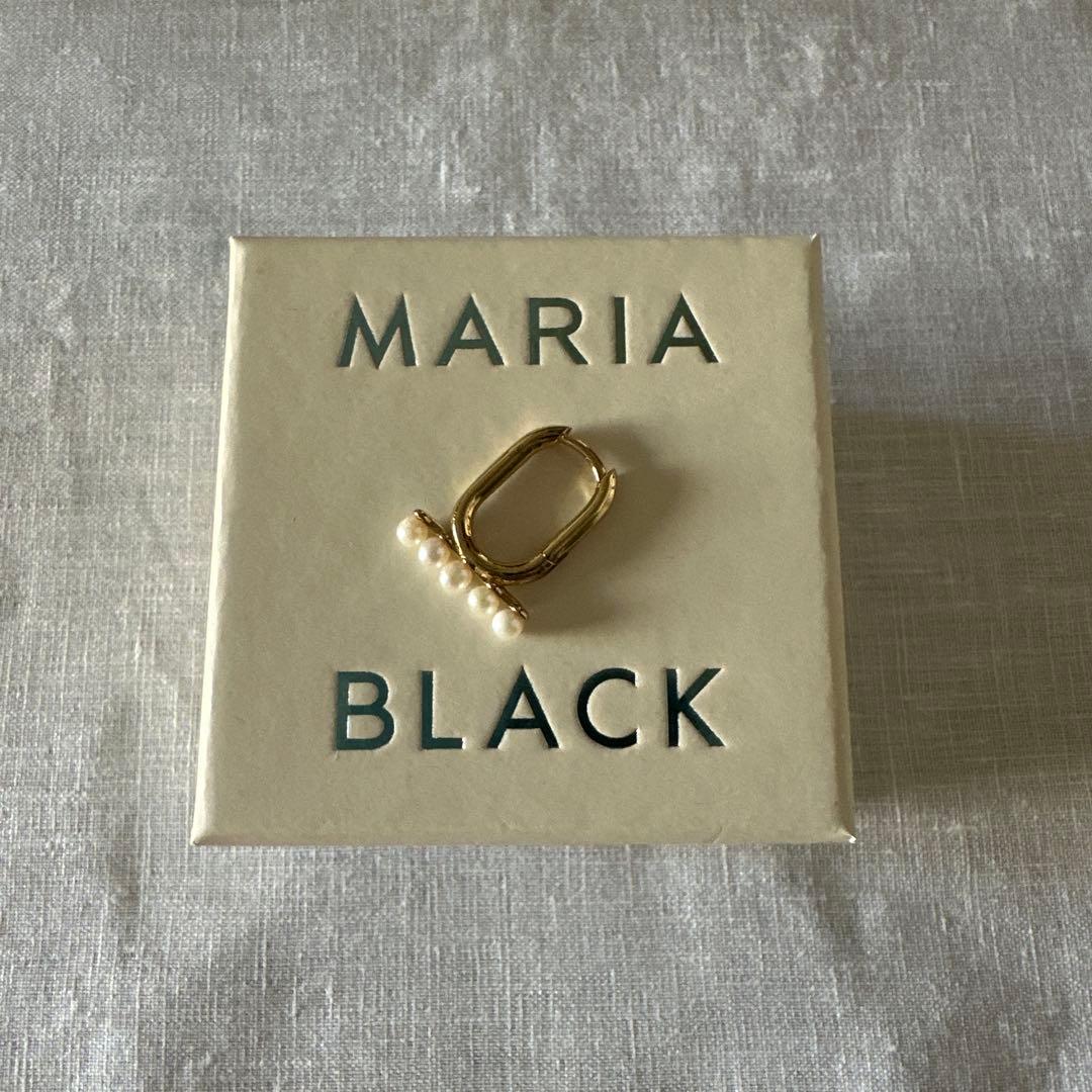 pucicoさま専用〜MARIA BLACK パール付き片耳ピアス