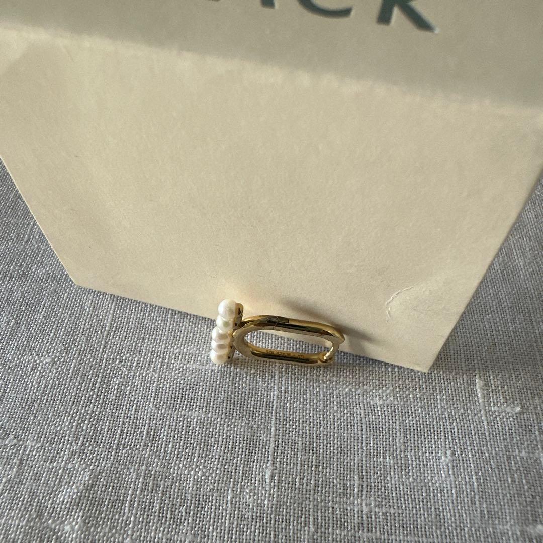 pucicoさま専用〜MARIA BLACK パール付き片耳ピアス