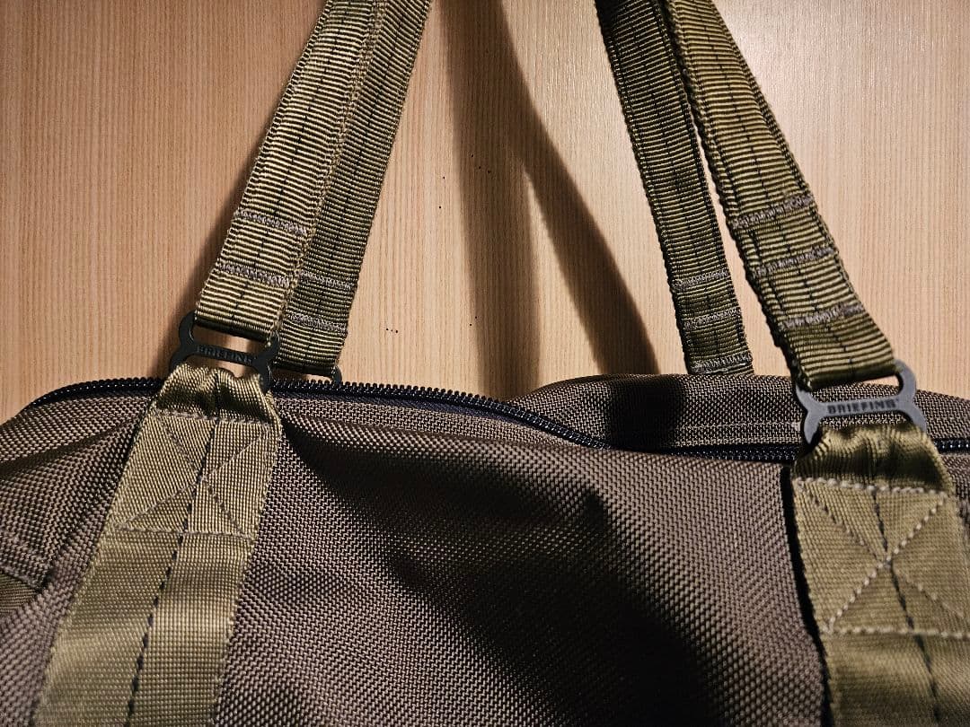 BRIEFING トートバッグ グレー/オリーブ