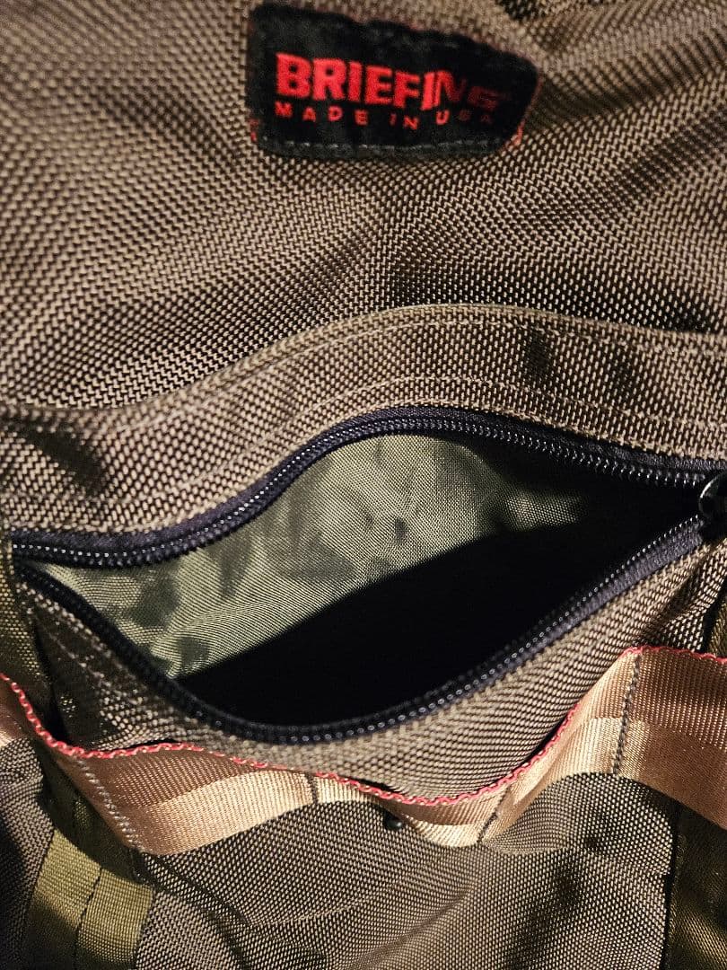 BRIEFING トートバッグ グレー/オリーブ