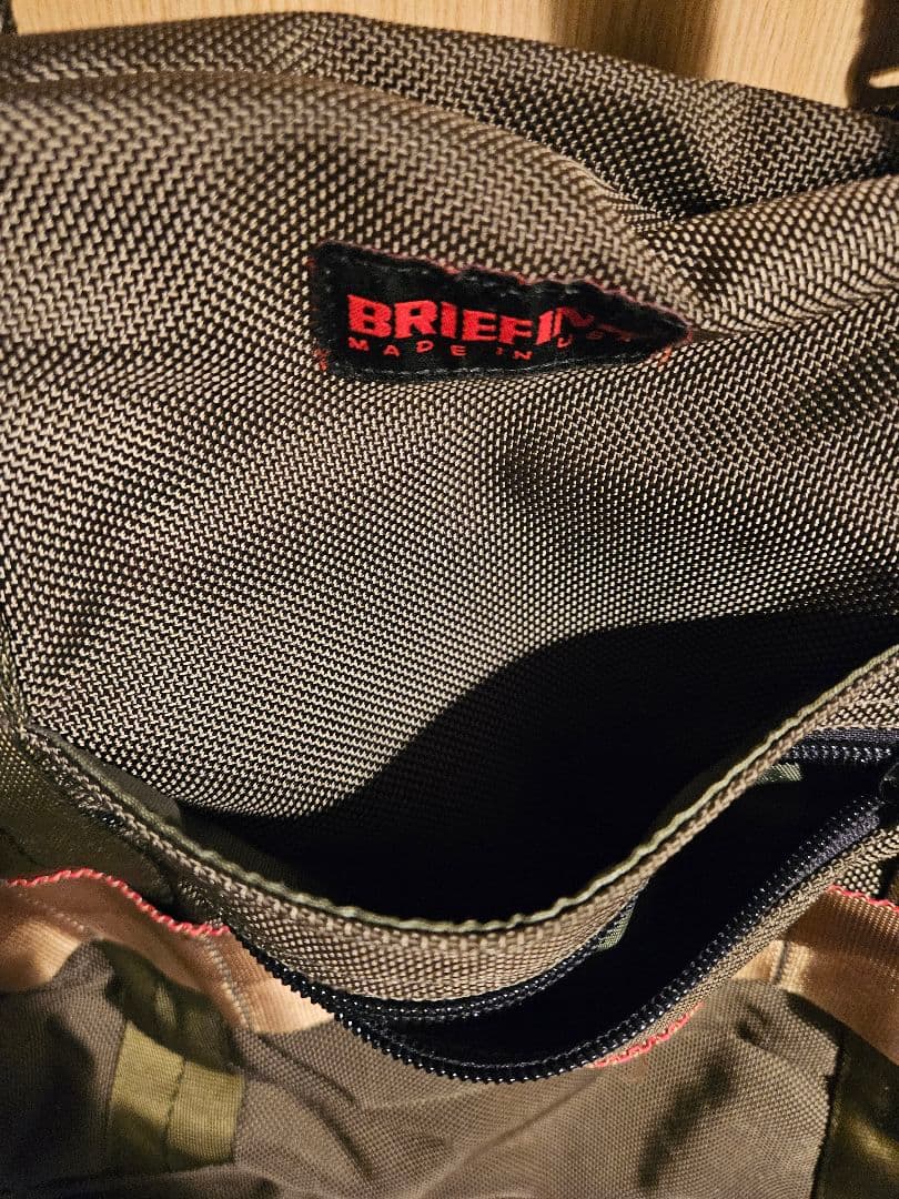 BRIEFING トートバッグ グレー/オリーブ