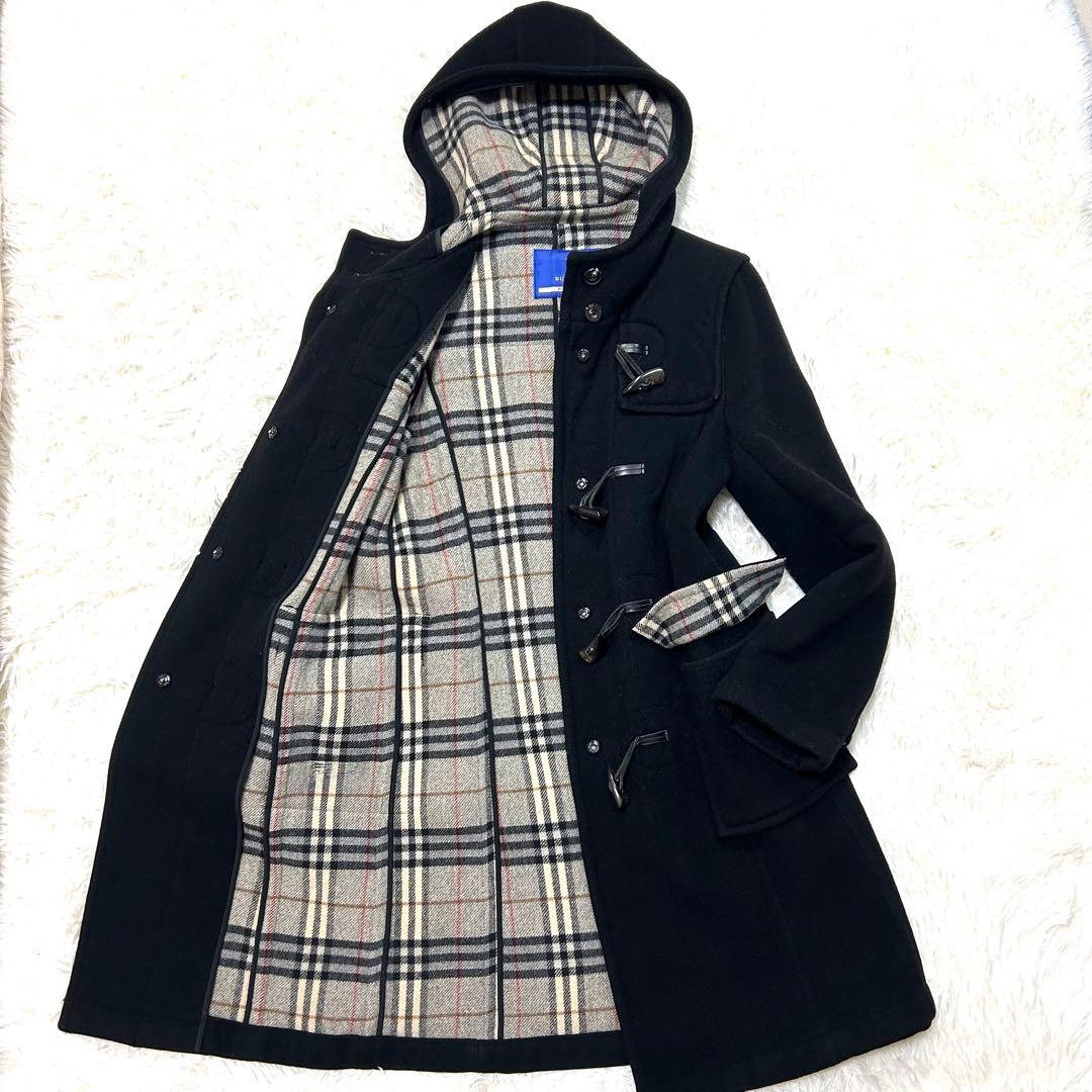 最終価格BURBERRY BLUE LABEL バーバリーダッフルコートM 38
