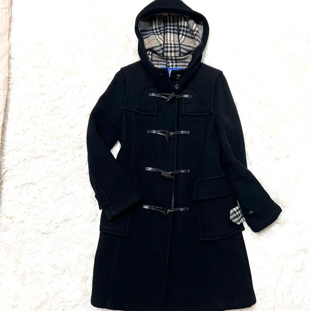最終価格BURBERRY BLUE LABEL バーバリーダッフルコートM 38