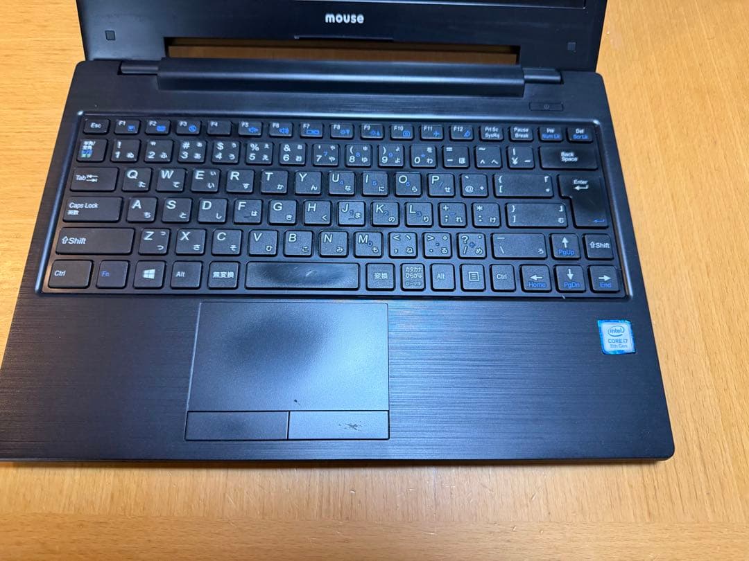 中古mouseNB391z i7 SSD256GB メモリ16GB