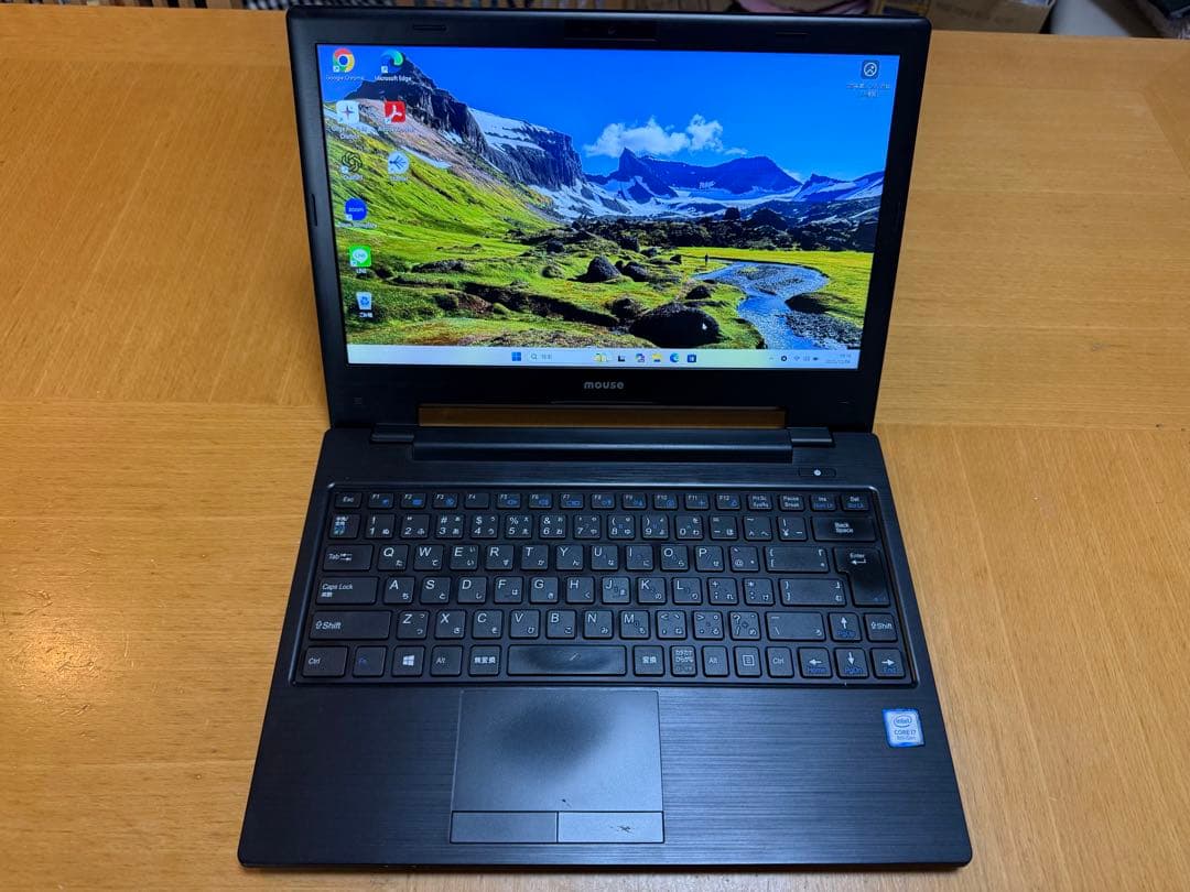 中古mouseNB391z i7 SSD256GB メモリ16GB