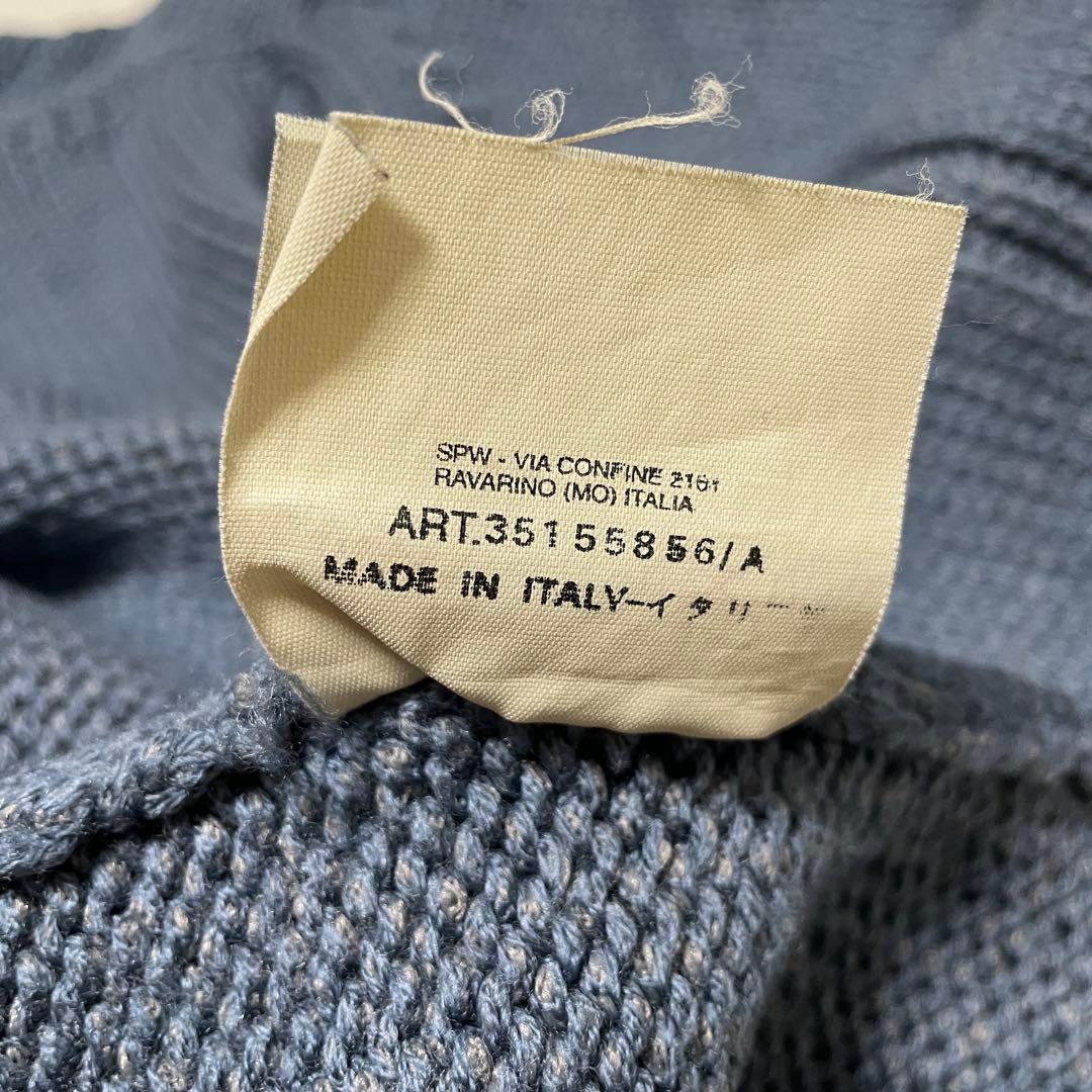 STONE  ハーフジップ ミドルゲージ ニットセーター Mサイズ