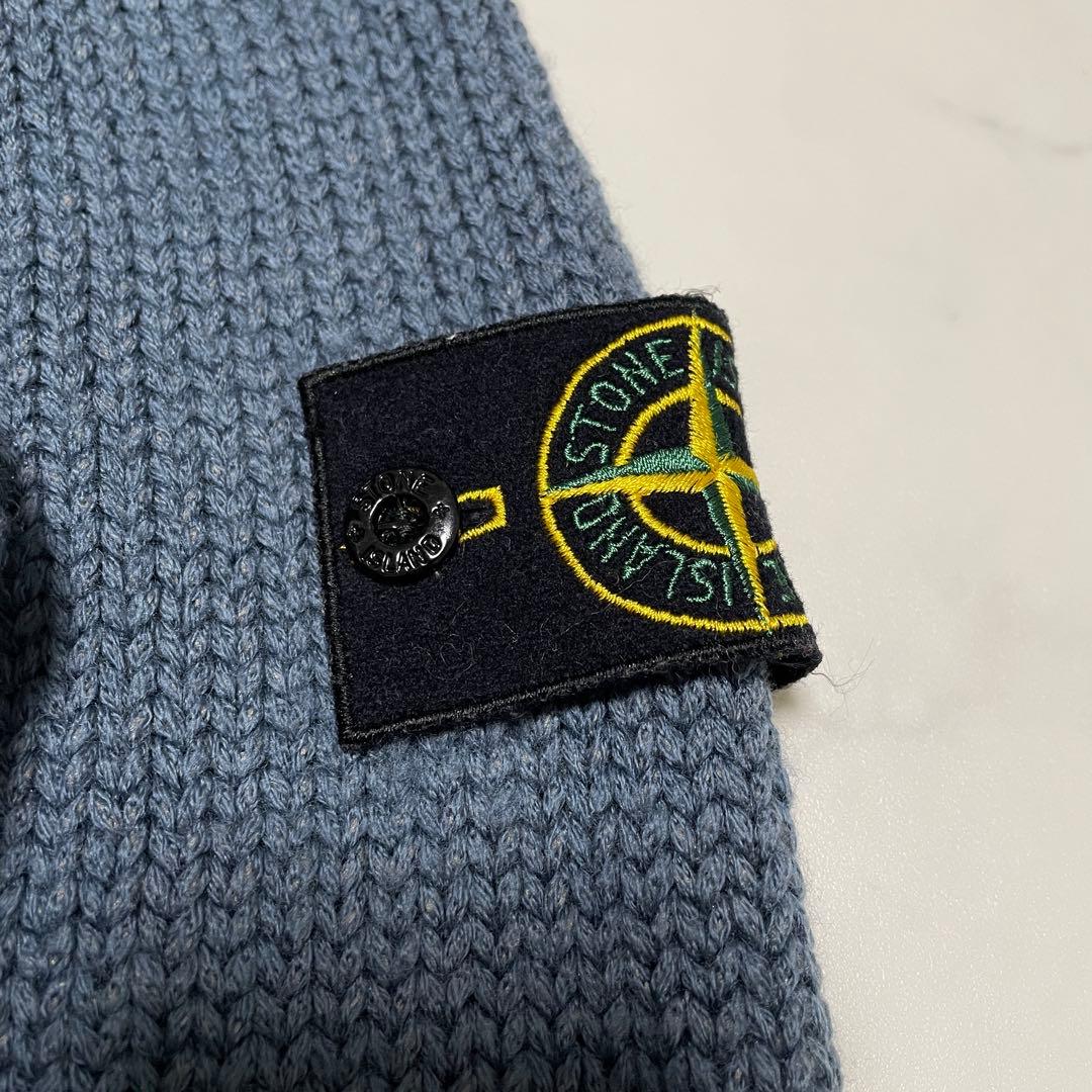 STONE  ハーフジップ ミドルゲージ ニットセーター Mサイズ