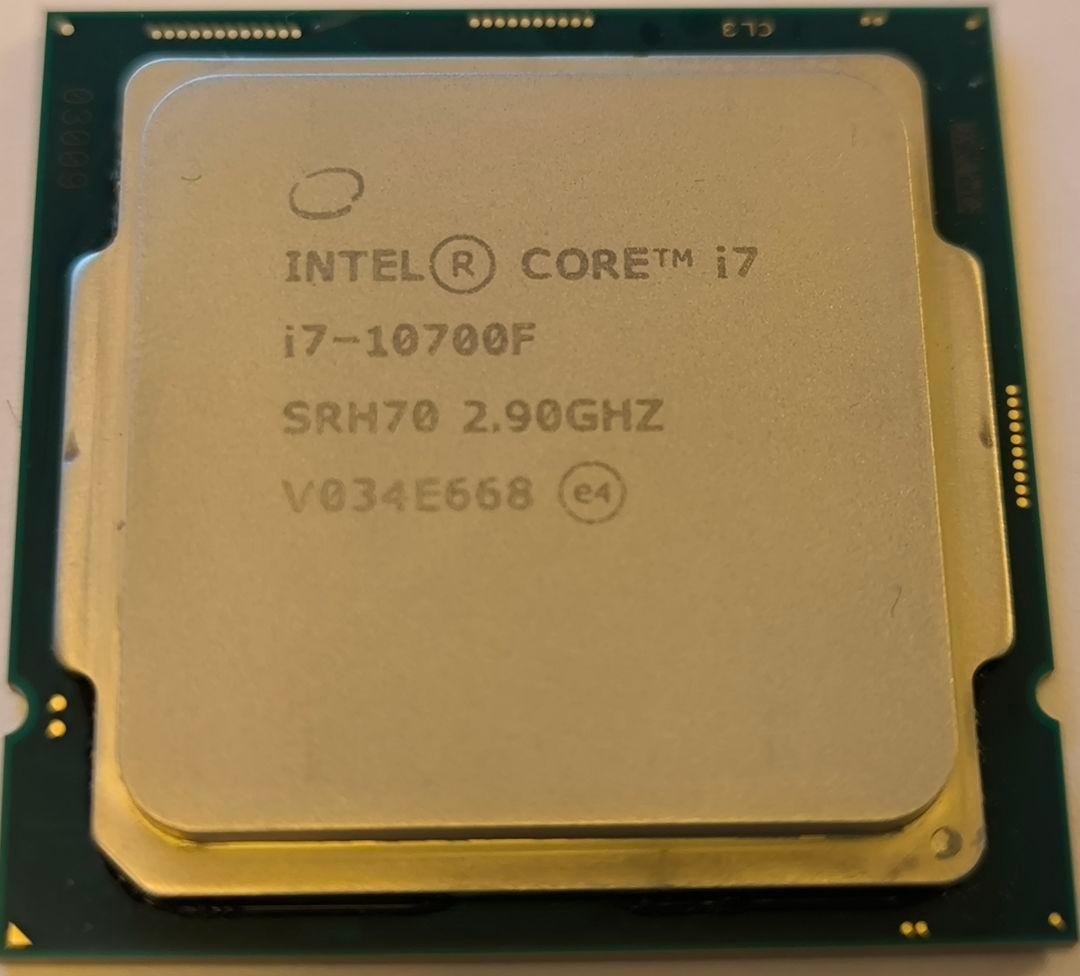 CPU Intel Core i7-10700F CPU LGA 1200