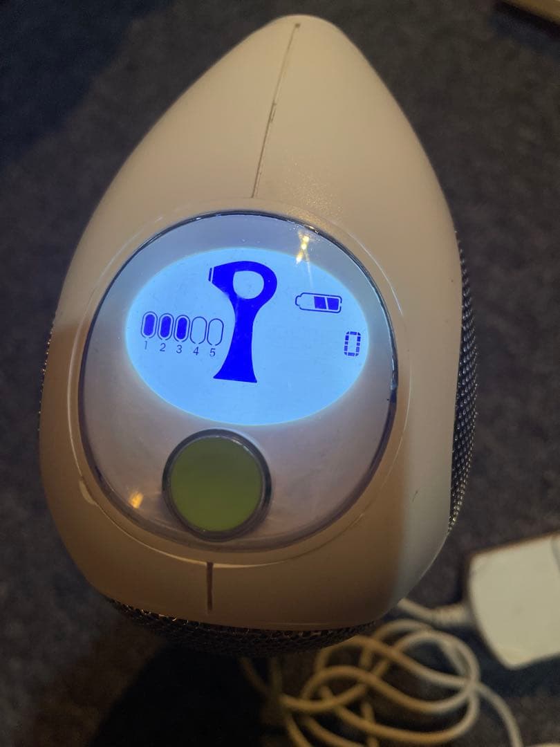 脱毛器 5段階設定 ホワイト/グリーン　トリア　TRIA