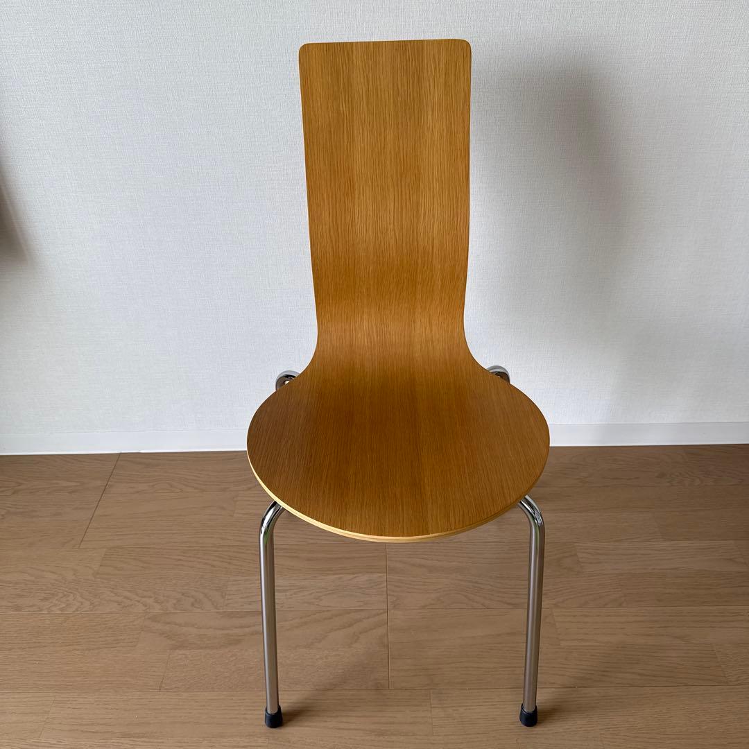 無印良品　モールドプライウッドチェア オーク材突板