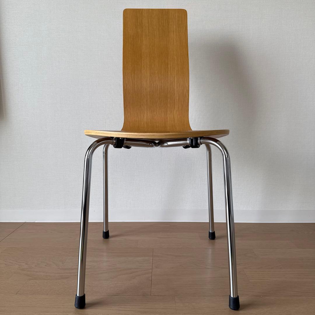 無印良品　モールドプライウッドチェア オーク材突板