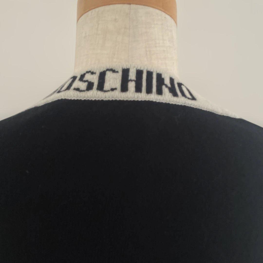 MOSCHINO ブラック カーディガン ニット　人気アイテム！ブラックカラー