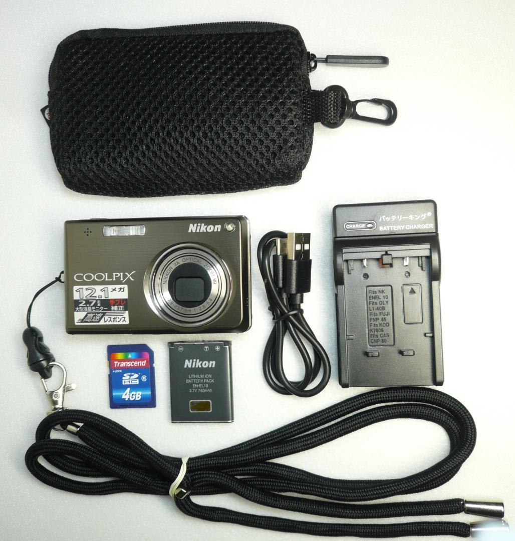 Nikon★COOLPIX S700⭐️極美品⭕️安心の実働品❤️美しいガンメタ