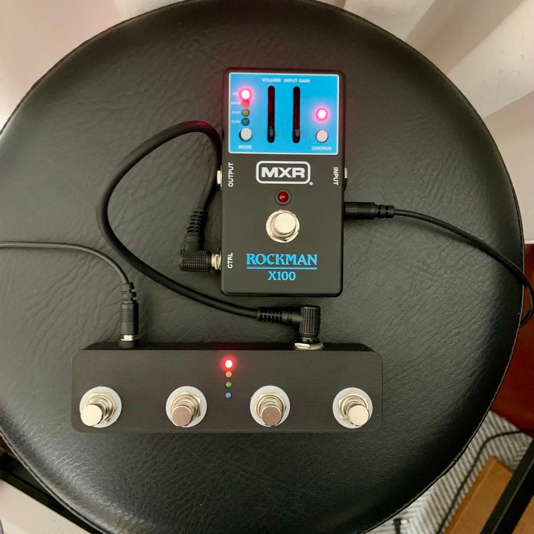 ギター MXR Rockman X100 + Endroll Foot Switch
