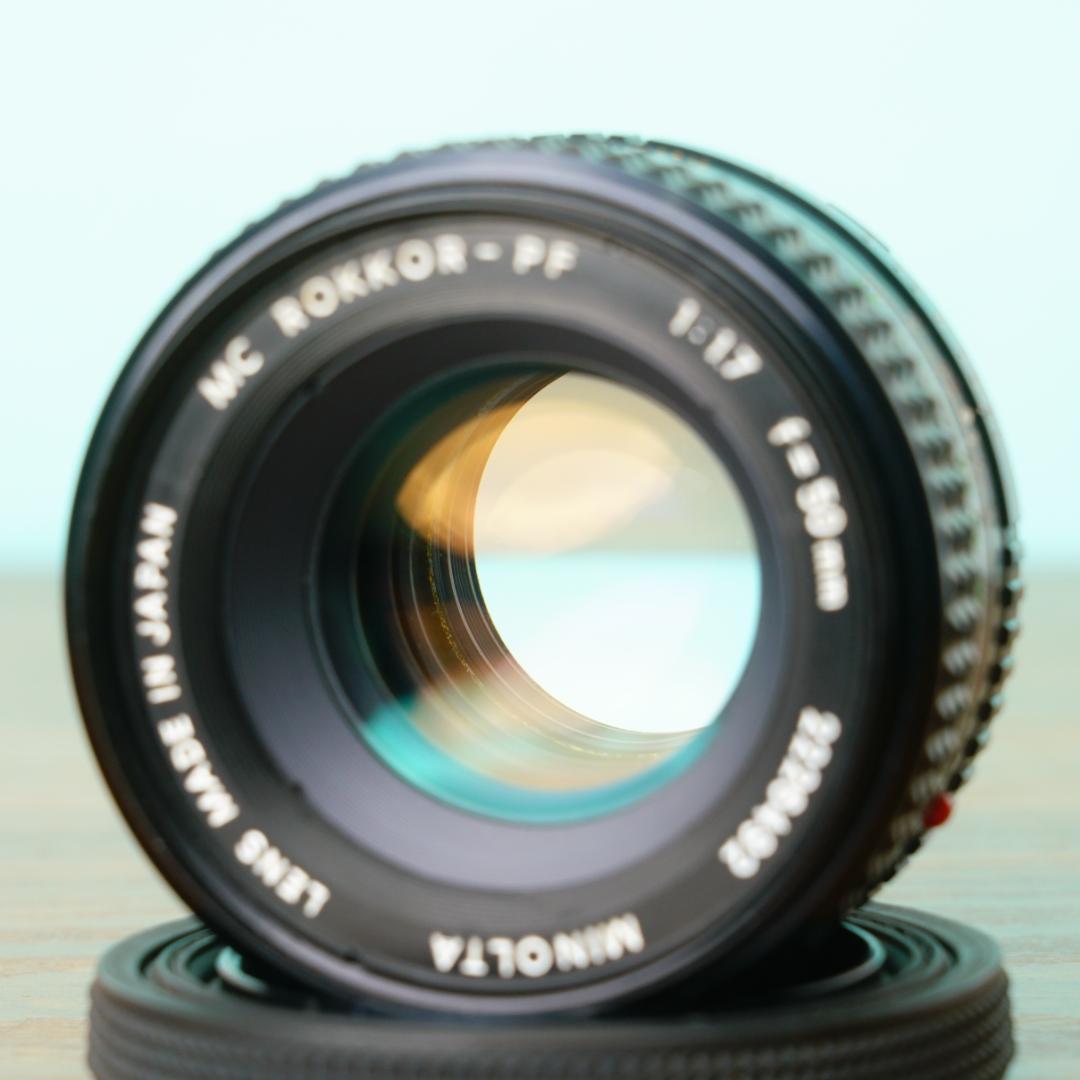 ミノルタ MC ROKKOR-PF 50mm f1.7 オールドレンズ 92