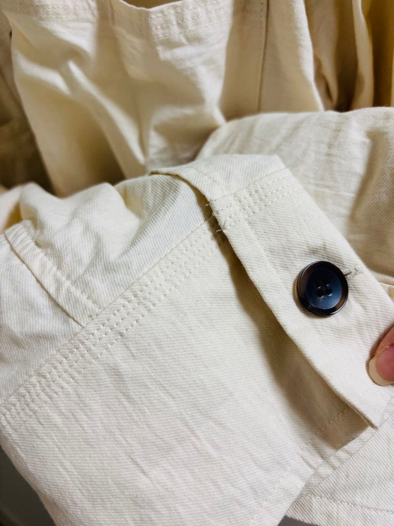 タグ＆封筒付き anuke Pocket Standcollar Shirts