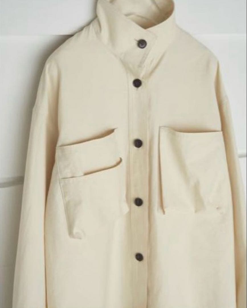 タグ＆封筒付き anuke Pocket Standcollar Shirts