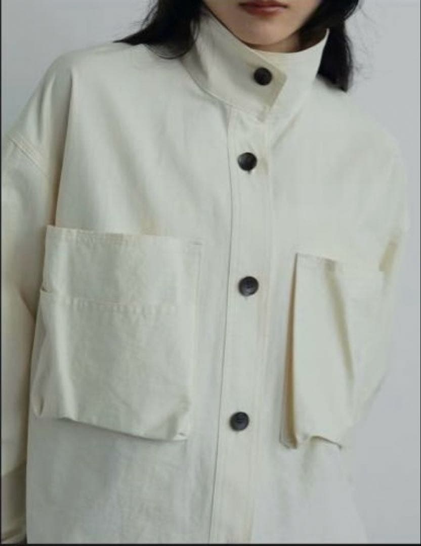 タグ＆封筒付き anuke Pocket Standcollar Shirts