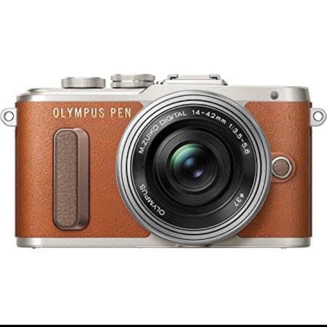 OLYMPUS PEN ミラーレスカメラ ブラウン