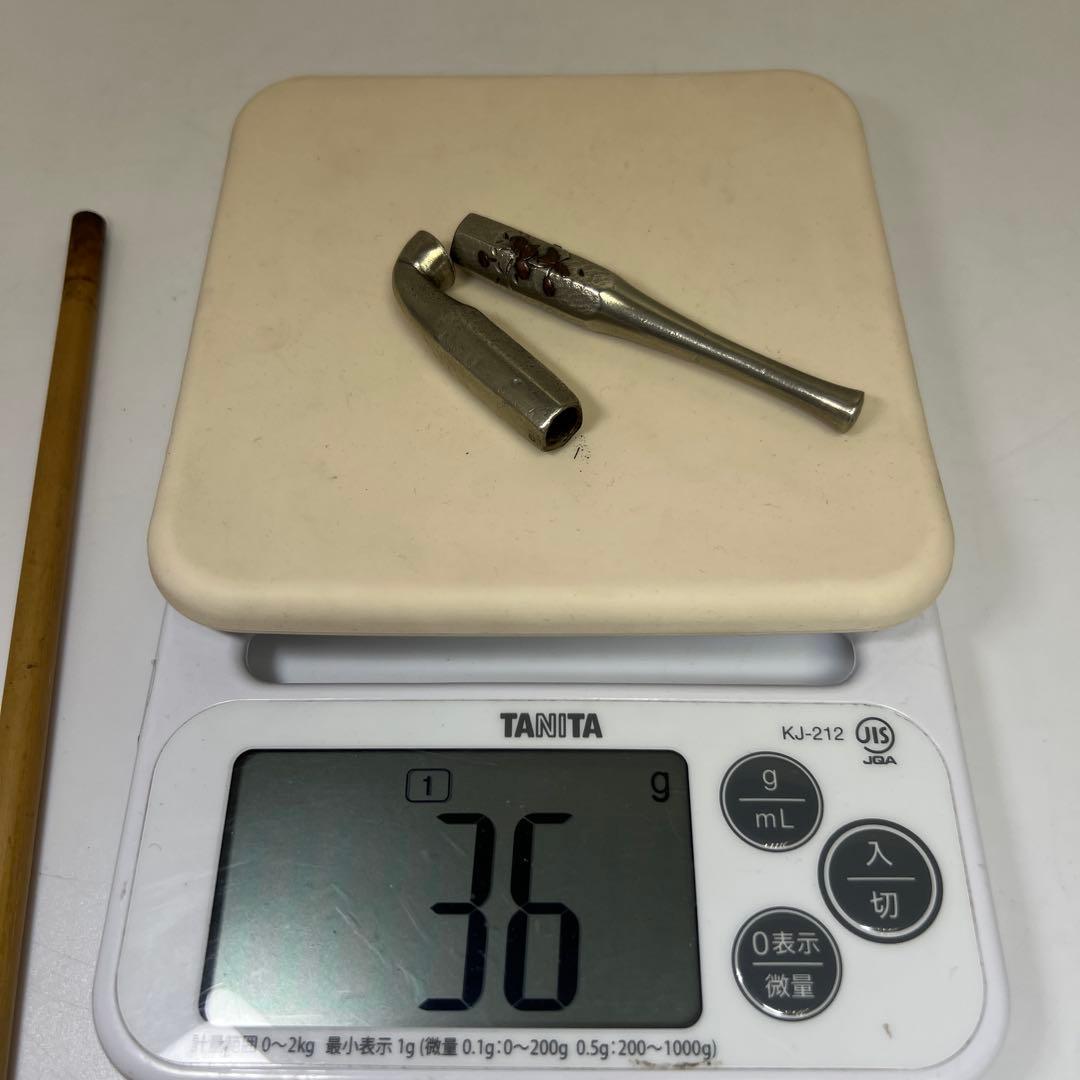 純銀36g キセル「純」刻印　36g 東Y8-0205☆2F