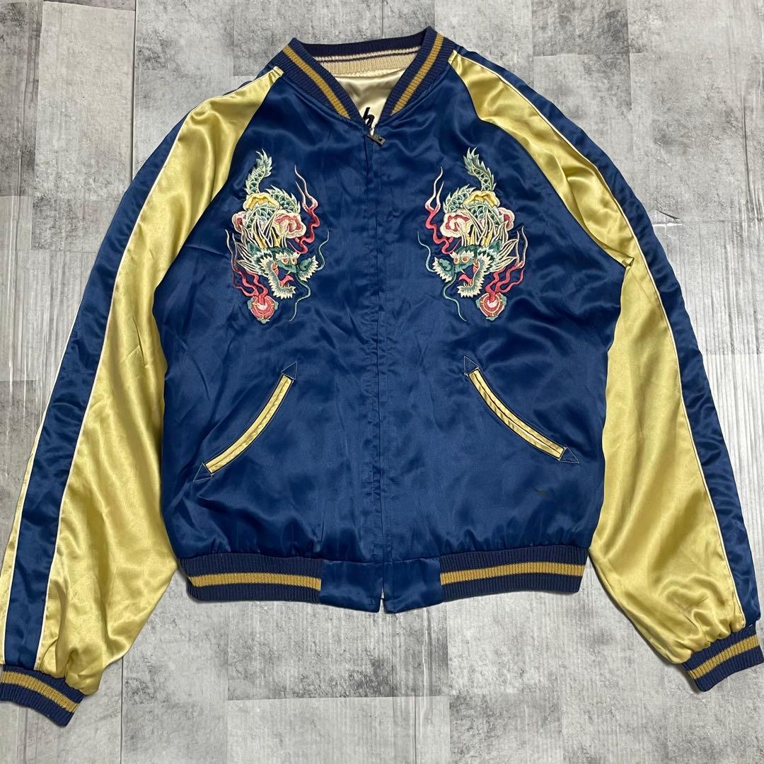 TAILOR TOYO スカジャン　黒虎　M品番　テーラー東洋　Lサイズ　奥尻島