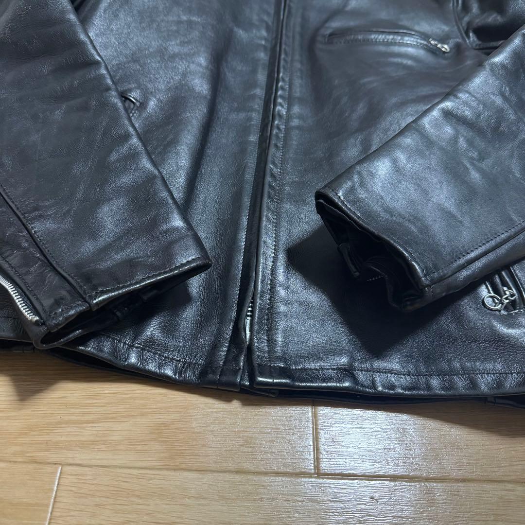 専用 SCHOTT 641 シングルライダースジャケット ボアライナー 38 L