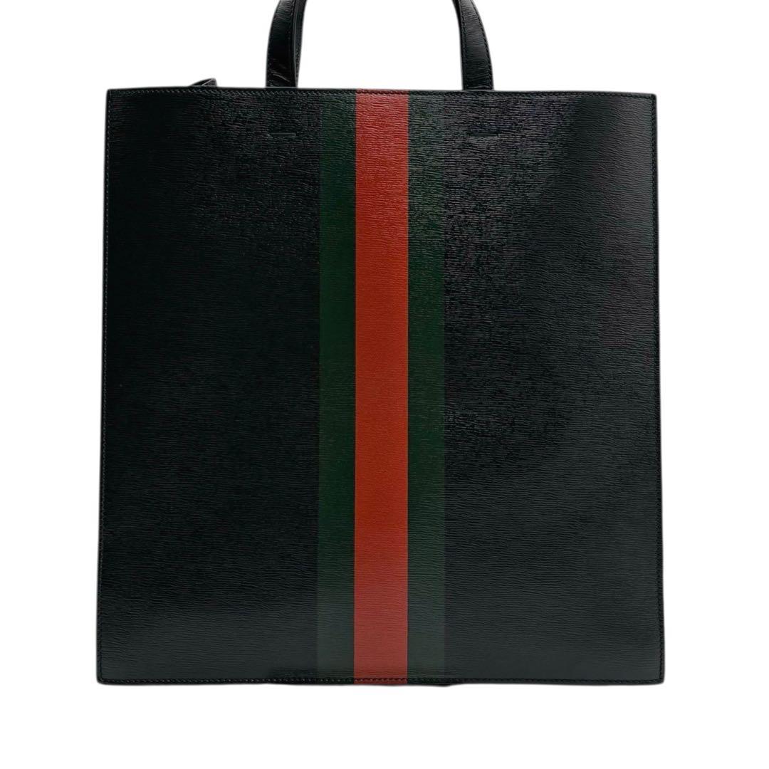 6220 極美品 グッチ キングスネーク シェリーライン 2wayトートバッグ