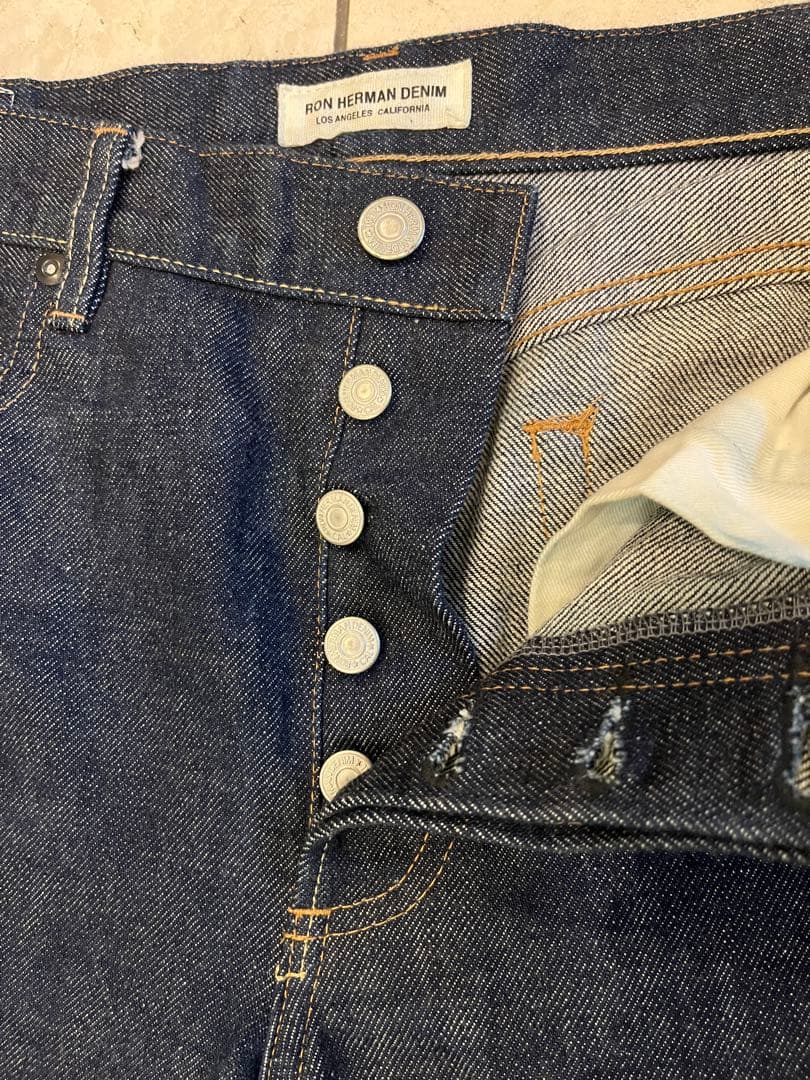 【超美品】Ron Herman ロンハーマンデニム リジッド セルビッジ W34