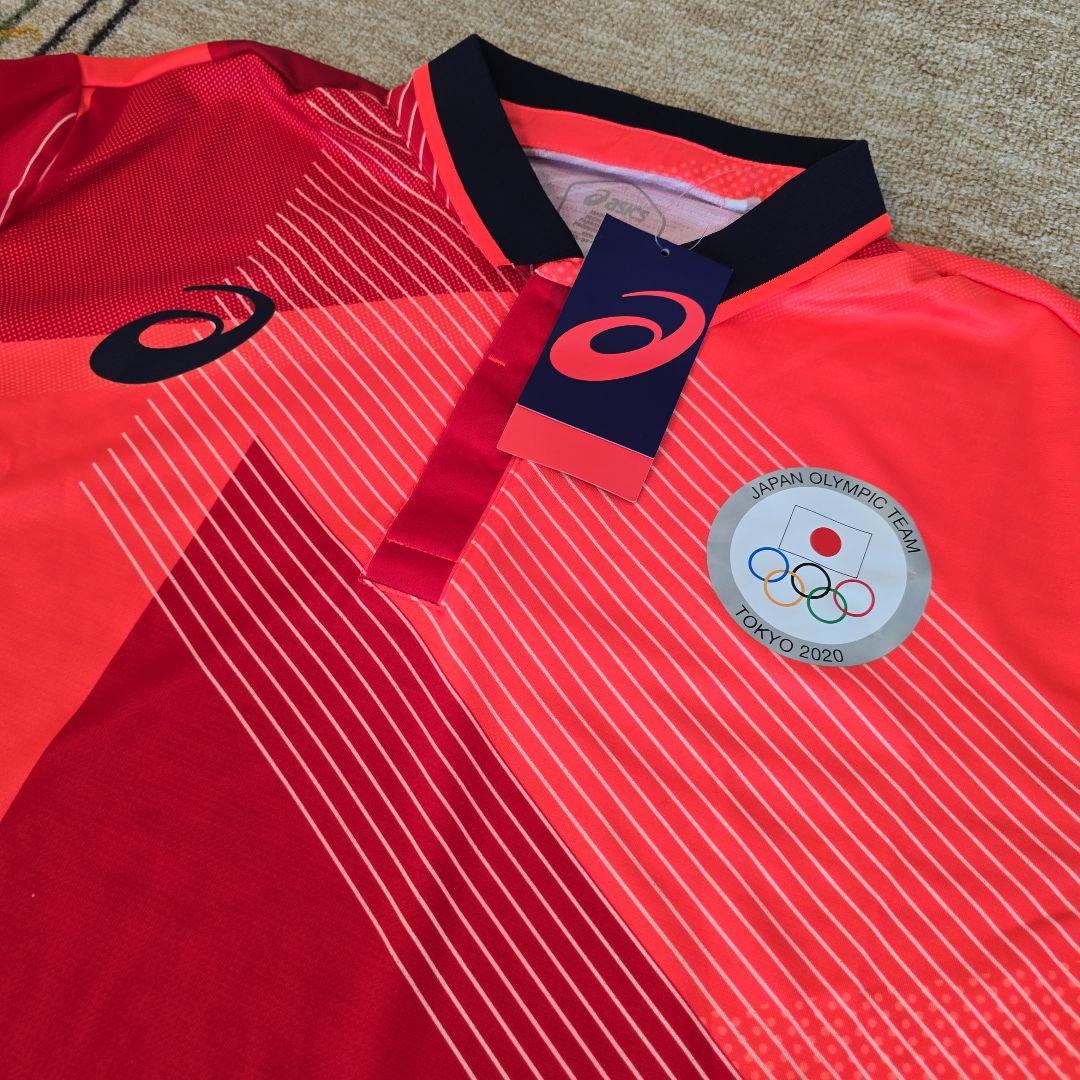新品)非売品 東京2020オリンピック オフィシャルチームロゴ付 ポロシャツ