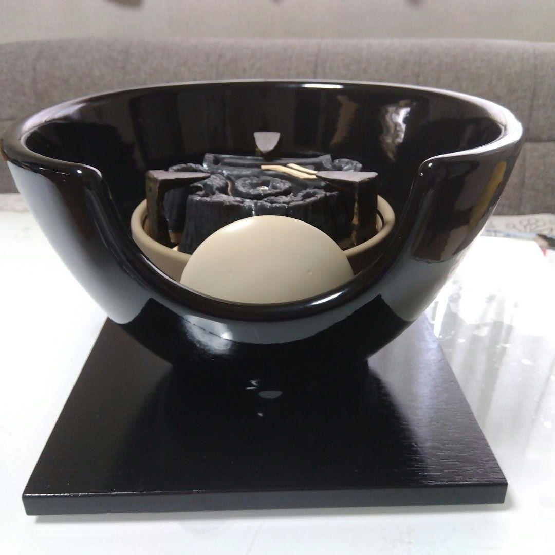 風炉型電熱器 未使用品　黒　 野々田 茶 道具