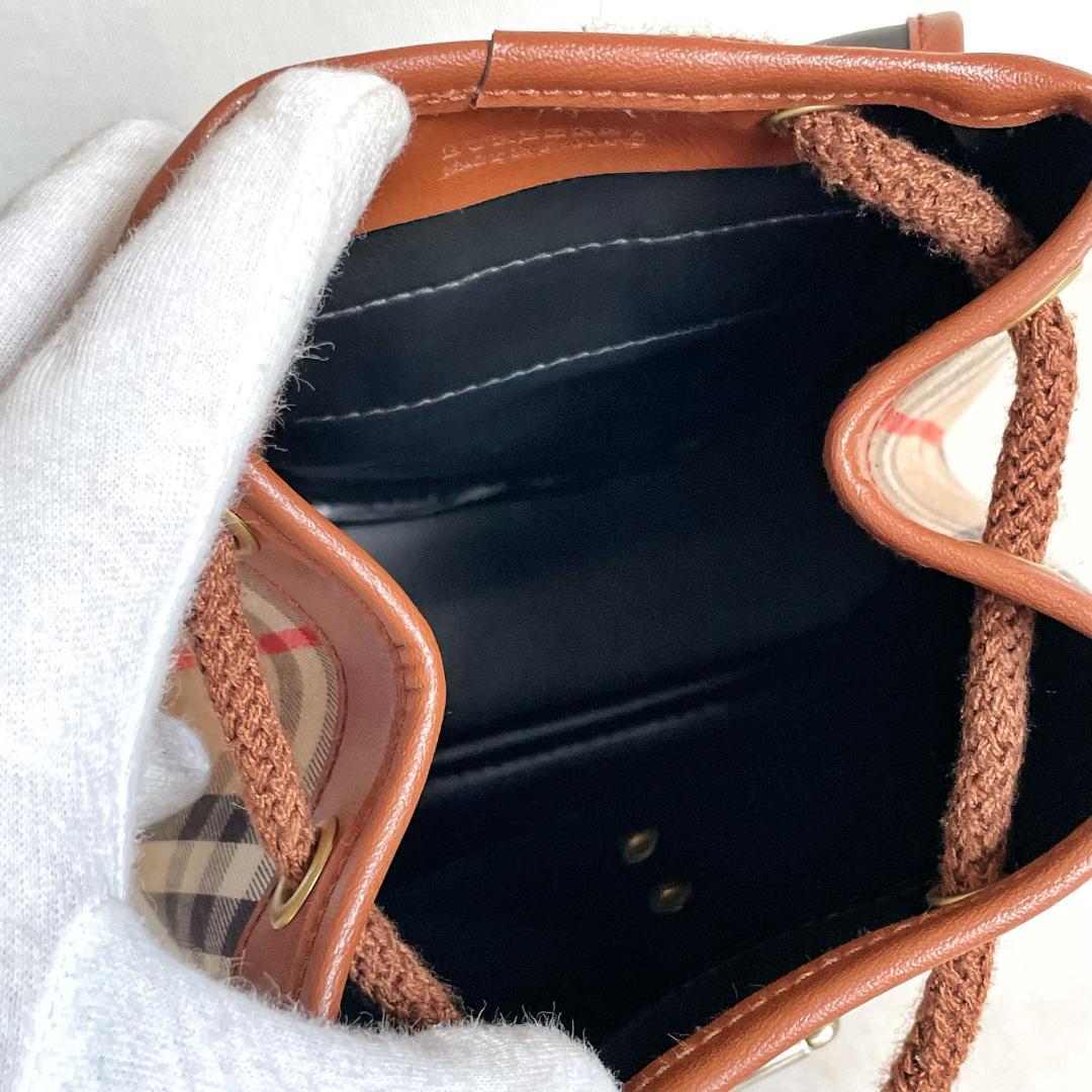 5863 BURBERRY バーバリー ヴィンテージ ミニリュック ノバチェック