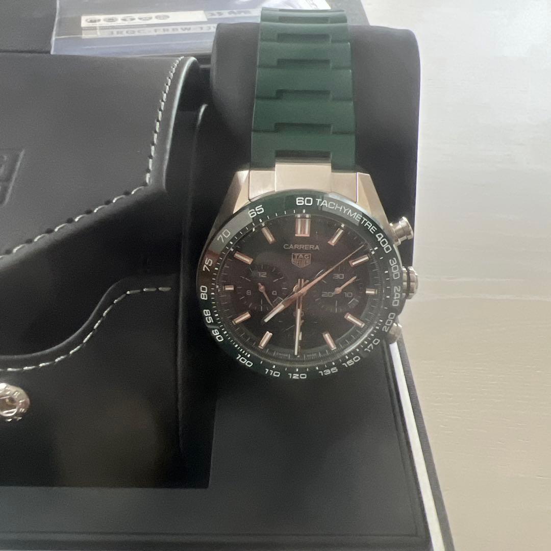 TAG Heuer Carrera クロノグラフ グリーンラバー