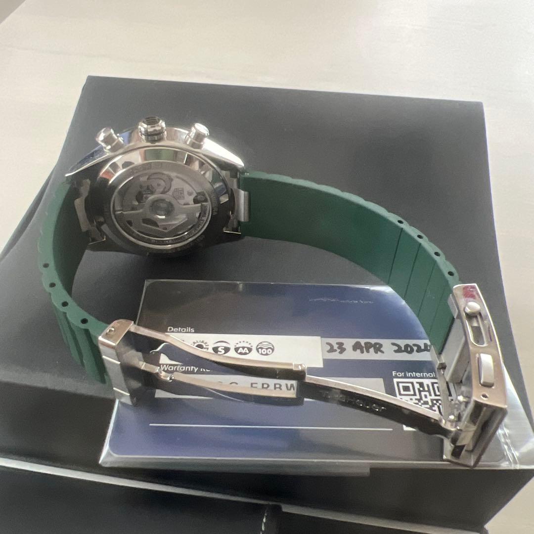 TAG Heuer Carrera クロノグラフ グリーンラバー