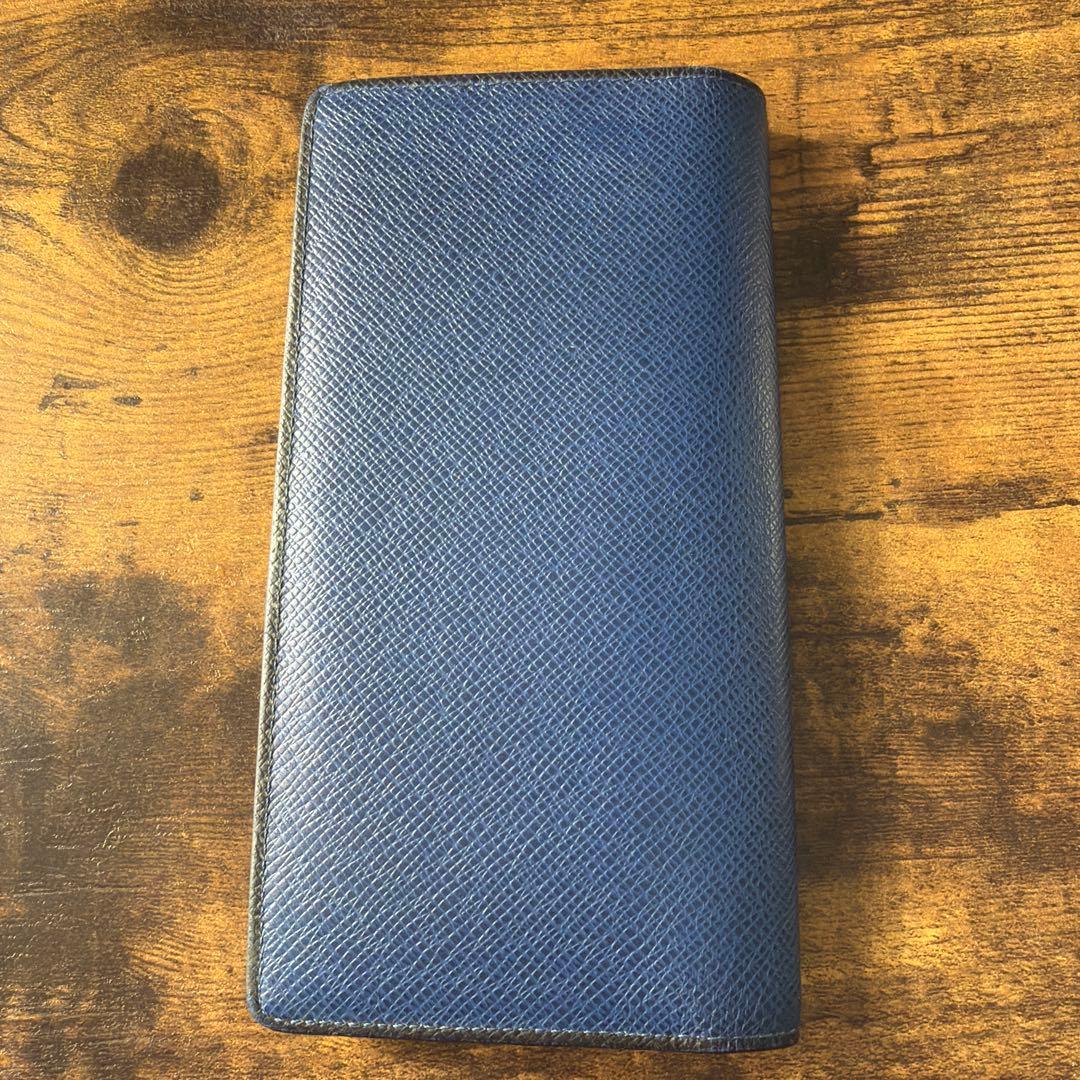 ルイヴィトン　タイガ　青　長財布