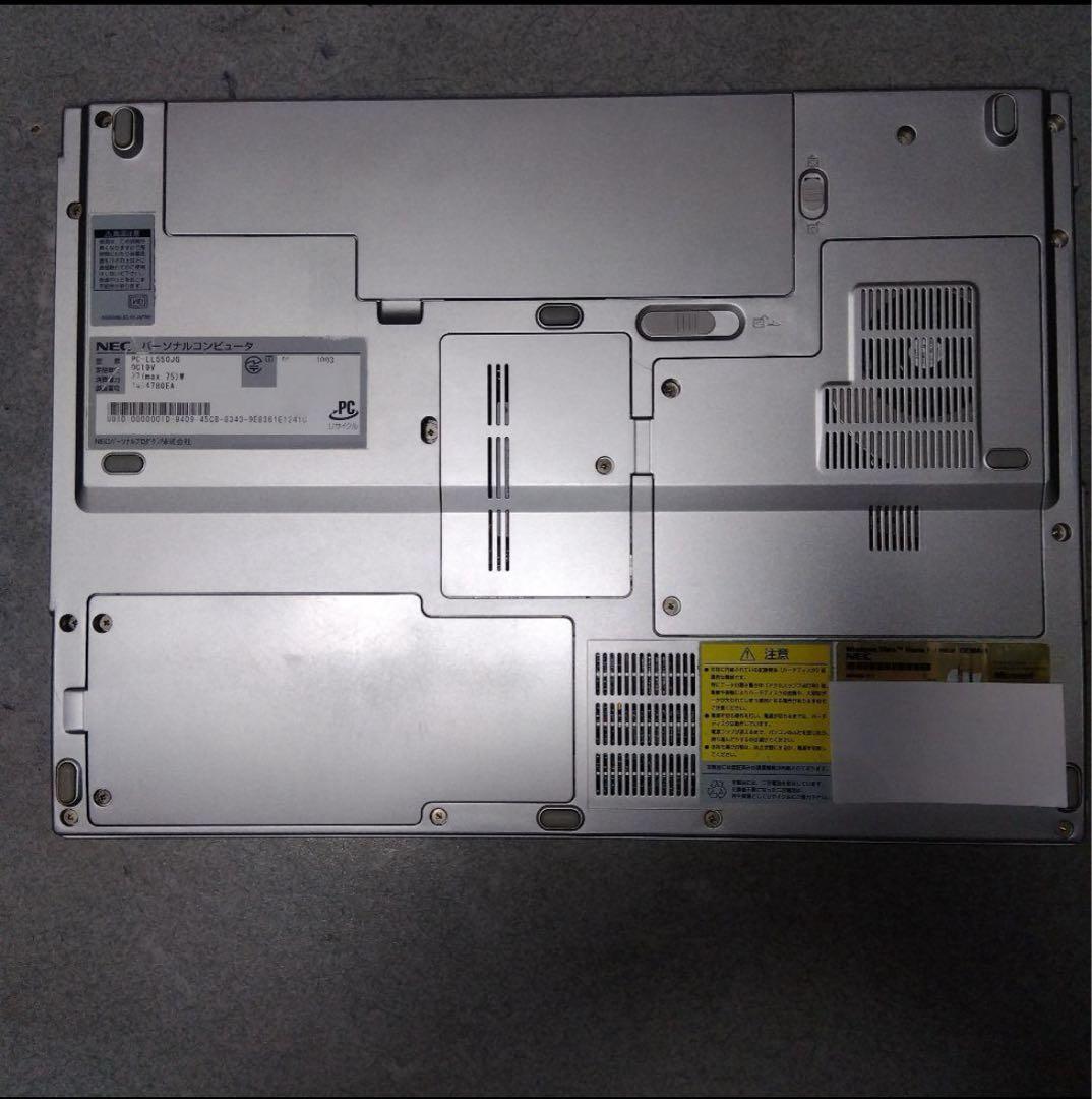 Windowsノート本体 NEC LaVie PC-LL 550JG