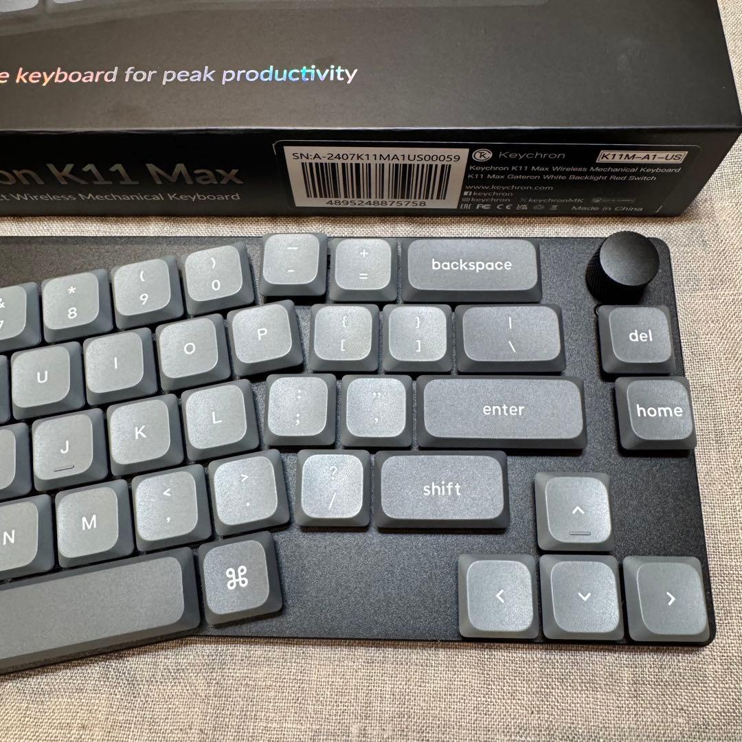 Keychron K11 Max Aliceレイアウト (US配列/赤軸)