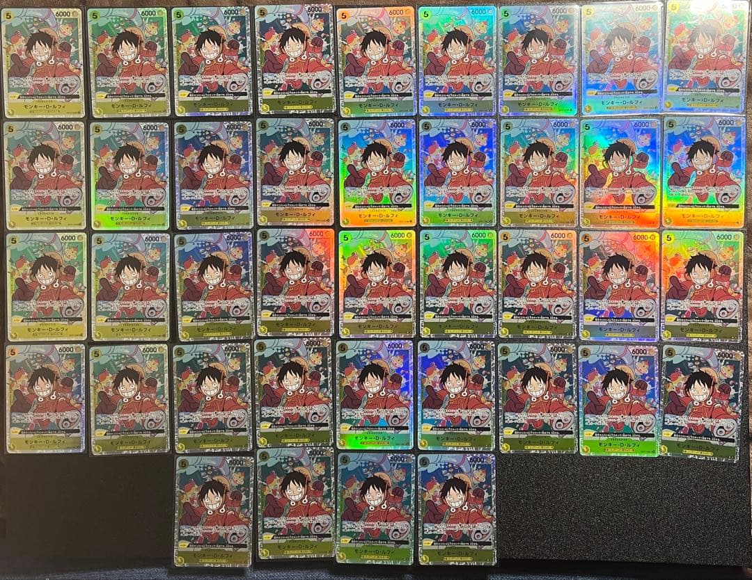 モンキー・D・ルフィ エラー品　SR OP07-109 40枚セット