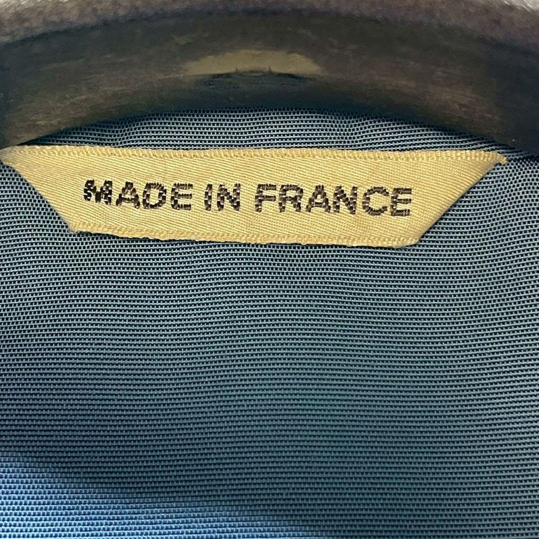 HERMES エルメス コート 52 ブルー ナイロン 中綿入り ジャケット