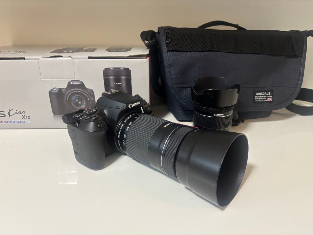 超美品 【Canon EOS Kiss X10 ダブルズームキット】
